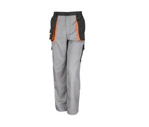 Result RS318 - Spodnie robocze Lite Grey/Black/Orange