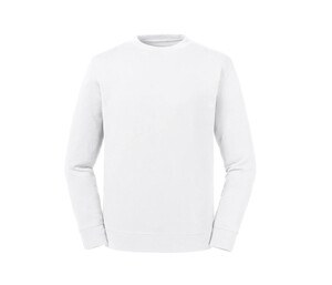 Russell RU208M - Odwracalna bluza dresowa, eko Biały