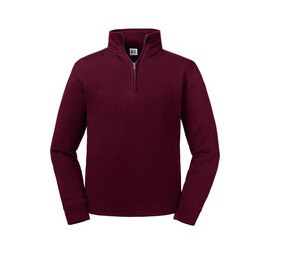 Russell RU270M - Zasuwana nowoczesna bluza Burgundowy