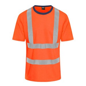 PRO RTX RX720 - T-shirt z odlaskowymi paskami Hv Orange / Navy