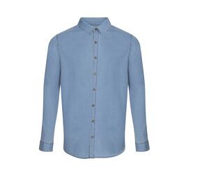 AWDIS SO DENIM SD040 - Dżinsowa koszula męska Jack Light Blue Wash