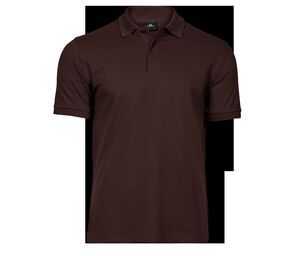 Tee Jays TJ1405 - Luksusowa elastyczna koszulka polo dla mężczyzn Czekoladowy