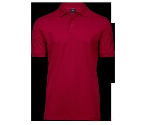 Tee Jays TJ1405 - Luksusowa elastyczna koszulka polo dla mężczyzn Głęboka czerwień