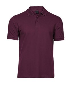 Tee Jays TJ1405 - Luksusowa elastyczna koszulka polo dla mężczyzn Wino