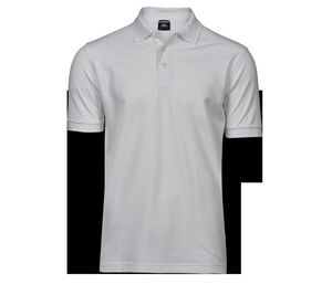 Tee Jays TJ1405 - Luksusowa elastyczna koszulka polo dla mężczyzn Biały