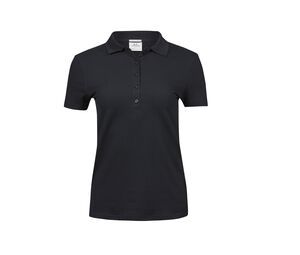 Tee Jays TJ145 - Damska luksusowa i elastyczna koszulka Polo Czarny