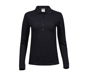 Tee Jays TJ146 - Damska luksusowa i elastyczna koszulka polo z długim rękawem
