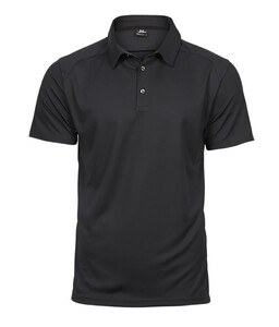 Tee Jays TJ7200 - Luksusowa sportowa koszulka polo dla mężczyzn Czarny