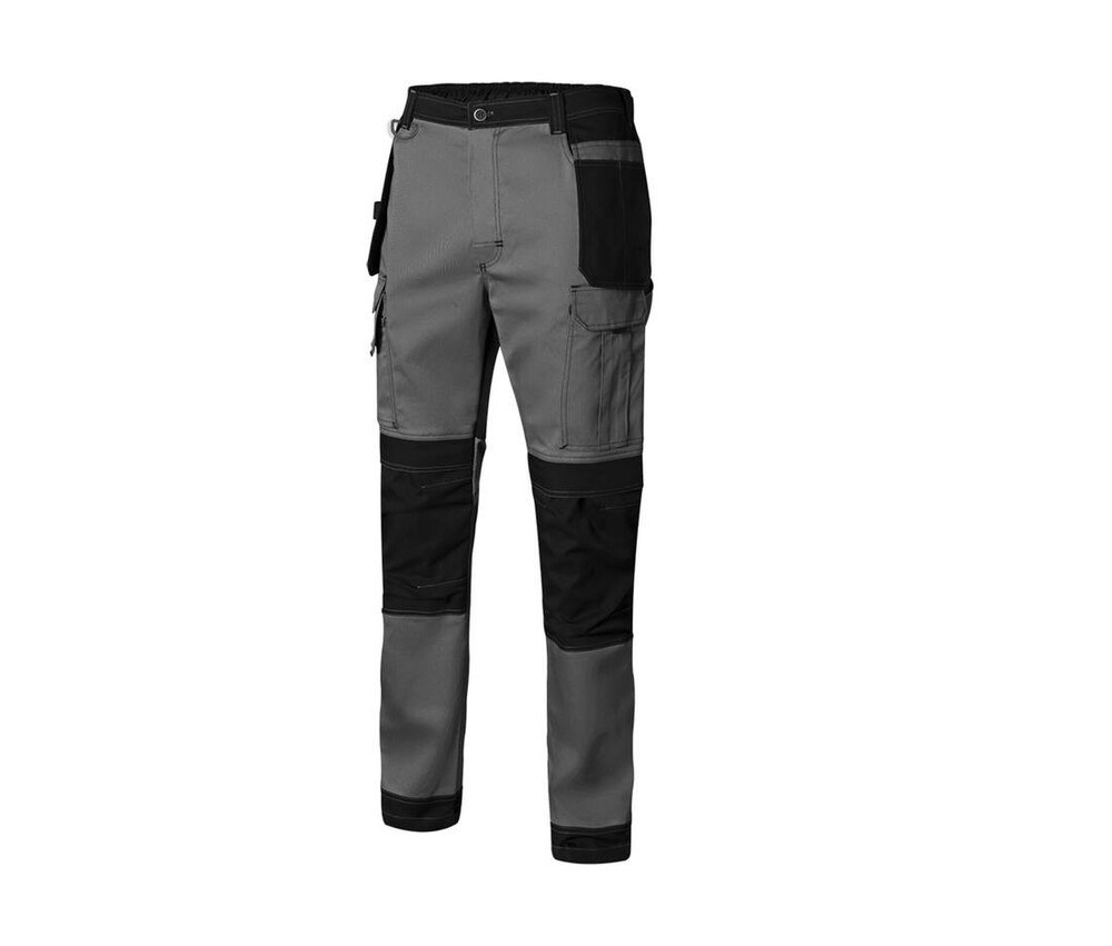 VELILLA V3019S - Dwukolorowe płocienne spodnie