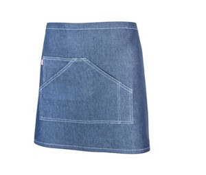 VELILLA V4206 - FARTUCH KRÓTKI DENIM Dżinsowy