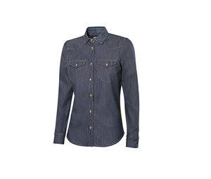 VELILLA V5007S - Elastyczna koszula damska Denim