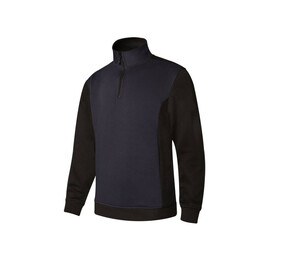 VELILLA V5703 - Dwukolorowa bluza z zamkiem Granatowo/czarny