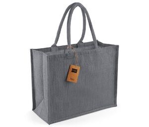 Westford mill WM407 - Burlap Shopping Bag