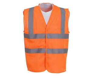 Yoko YK120 - Mesh safety jacket Bezpieczny pomarańcz