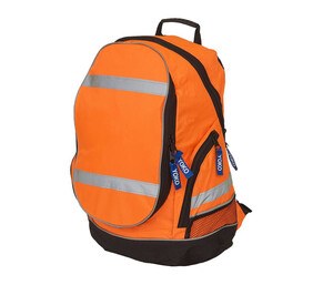 Yoko YK8001 - London High Visibility Backpack Bezpieczny pomarańcz