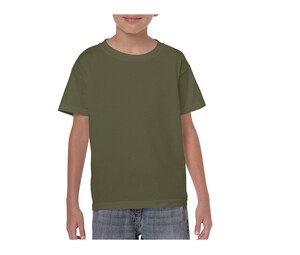 Gildan GN181 - Koszulka 180 z okrągłym dekoltem Militarna zieleń