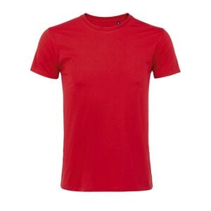 SOL'S 00580 - Imperial FIT Męski Dopasowany T Shirt Czerwony