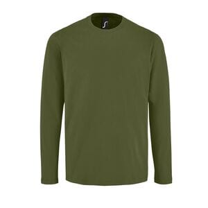 SOL'S 02074 - Imperial LSL MEN Męski T Shirt Z Długim Rękawem military green