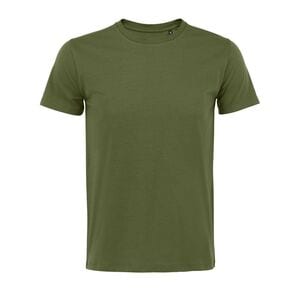 SOL'S 02855 - Martin Men Męski Dopasowany T Shirt Z Okrągłym ściągaczem military green