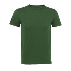 SOL'S 02076 - Milo Men Męski T Shirt Z Krótkim Rękawem Butelkowa zieleń