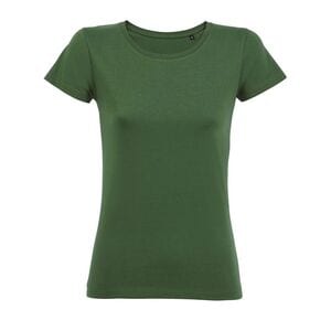 SOL'S 02077 - Milo Women Damski T Shirt Z Krótkim Rękawem Butelkowa zieleń