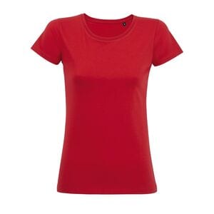SOL'S 02077 - Milo Women Damski T Shirt Z Krótkim Rękawem Czerwony