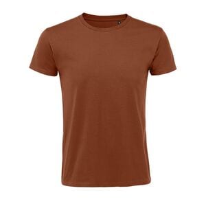 SOL'S 00553 - REGENT FIT Dopasowany T Shirt Z Okrągłym ściągaczem Terracota