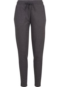 Build Your Brand BY068 - Ladies Terry Long Pants Antracyt