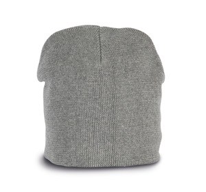 K-up KP542 - Dzianinowa czapka z bawełny organicznej Odcienie szaro-bieli
