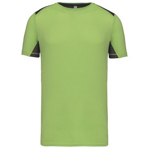 Proact PA478 - Sportowy T-shirt w dwóch kolorahc Limonka/ ciemnoszary