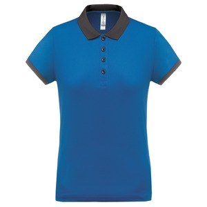 Proact PA490 - Damska koszulka polo w stylu pika Sporty Royal Blue / Sporty Grey