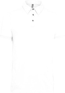 Kariban K262 - Męska krótka koszulka polo z dżerseju Biały