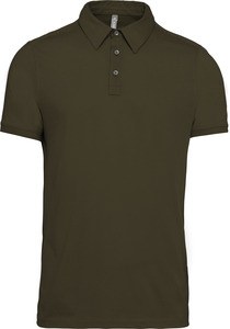 Kariban K262 - Męska krótka koszulka polo z dżerseju Jasne kaki