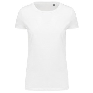 Kariban K3001 - Damska koszulka Supima® z okrągłym dekoltem  Biały