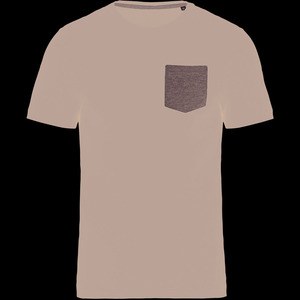 Kariban K375 - T-shirt z organicznej bawełny Black/Grey Heather