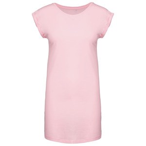 Kariban K388 - Długi T-shirt damski Blado-różowy