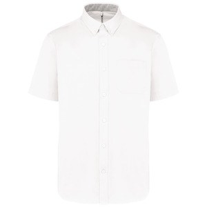 Kariban K587 - Koszula z krótkim rękawem z bawełny Biały