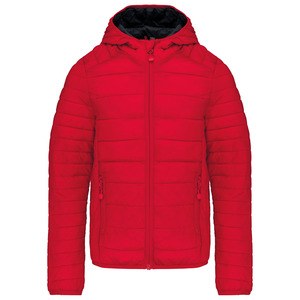 Kariban K6112 - Kids' lightweight hooded down jacket Czerwony