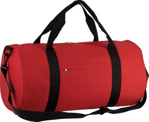 Kimood KI0633 - Rurowa torba na wszystkie przedmioty Czerwono/czarny