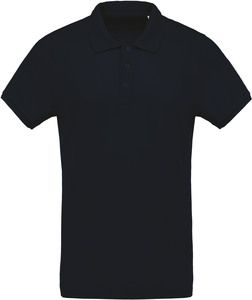 Kariban K209 - Męska organiczna koszulka polo z krótkim rękawem Granatowy