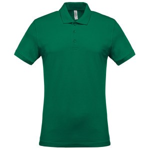 Kariban K254 - Men's short-sleeved piqué polo shirt Jasnozielony
