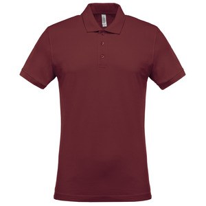 Kariban K254 - Men's short-sleeved piqué polo shirt Wino