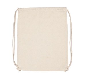 Kimood KI0139 - Plecak z bawełny organicznej ze sznurkami do przenoszenia