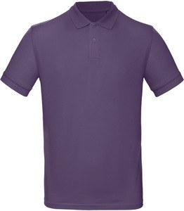 B&C CGPM430 - Men's organic polo shirt Promienny fiolet