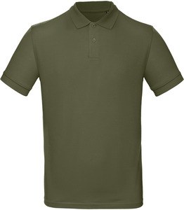 B&C CGPM430 - Men's organic polo shirt Miejskie Khaki