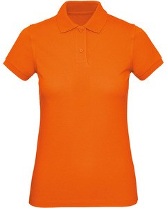 B&C CGPW440 - Ladies' organic polo shirt Pomarańczowy