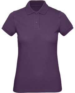 B&C CGPW440 - Ladies' organic polo shirt Promienny fiolet