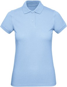 B&C CGPW440 - Ladies' organic polo shirt Błękit