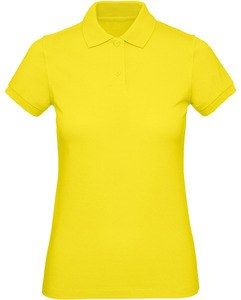 B&C CGPW440 - Ladies' organic polo shirt Solarna żółć