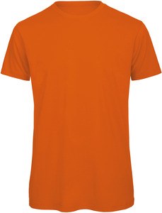 B&C CGTM042 - Organic Cotton Crew Neck T-shirt Inspire Pomarańczowy